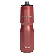 【美國 CamelBak】650ml Podium 競速真空保冰單車水瓶- 山脊紅