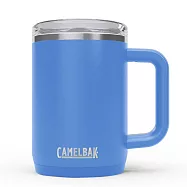 【美國 CamelBak】500ml Thrive Mug 防漏不鏽鋼日用保溫馬克杯(保冰)- 矢車菊藍