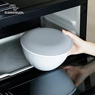 CB JAPAN atomico系列 多功能可微波耐熱瀝水籃3件組-容量1.5L 灰色