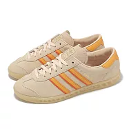 adidas 休閒鞋 Hamburg 24 男鞋 女鞋 沙色 橘 德訓鞋 復古 麂皮 愛迪達 IG2109 24.5cm BEIGE/ORANGE