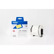 兄弟牌 BROTHER 黃底黑字 62mm*30.48M 連續標籤帶 / 盒 DK-44605