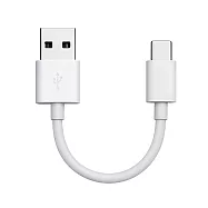 HUAWEI 華為適用 25cm短版 3A USB-A to Type-C充電線 - 行動電源適用 (袋裝) 白色