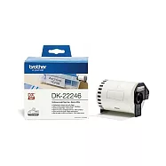 兄弟牌 BROTHER 白底黑字 103mm*30.48M 連續標籤帶 / 盒 DK-22246