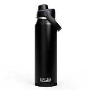 【美國 CamelBak】1000ml Chug 不鏽鋼彈蓋運動保溫瓶(保冰)- 濃黑