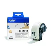 兄弟牌 BROTHER 白底黑字 29x90mm(400張) 定型標籤帶 / 盒 DK-11201