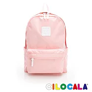 CILOCALA 亮彩尼龍防潑水後背包-大 花語粉