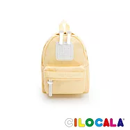 CILOCALA 亮彩尼龍防潑水後背包-迷你 布丁黃