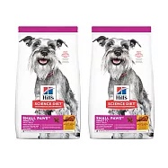 【Hills 希爾思】小型及迷你成犬7歲以上 雞肉大麥與糙米特調食譜 1.5KGx2包組 (603834)