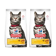 【Hills 希爾思】成貓泌尿道 毛球控制 雞肉特調食譜 1.58KGx2包組 (10135)