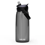 【美國 CamelBak】1000ml Flip Straw多水吸管水瓶RENEW- 炭黑