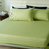 【麗塔寢飾】40支紗精梳棉 美規床包 席夢思床包 TWIN XL 96*201cm 抹茶