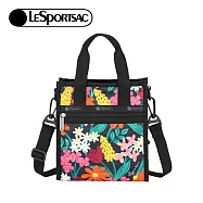 LeSportsac 2025夏季新品 Mini N/S Tote 迷你方型托特包(3714) HC86俏皮小雛菊/HC87繽紛花園 HC87繽紛花園