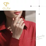 【CF鑽飾】女戒《璇愛》莫桑鑽 1克拉鑽戒 純銀戒指