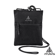 【ATUNAS 歐都納】戶外隨行小包/斜肩包/防潑水A6AC2414*- 黑