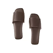 Besthot 全真皮軟Q羊皮室內防滑拖鞋(減少腳臭腳汗 羊皮拖鞋 室內拖鞋 真皮拖鞋) 卡其棕37-38