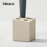 【日本ideaco】mini cube 砂岩4孔雨傘架- 米棕