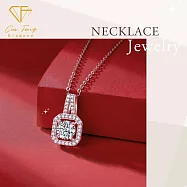 【CF鑽飾】項鍊《癡迷》莫桑鑽 1克拉鑽墜