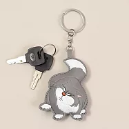 正版迪士尼 Disney Q萌鼓鼓皮革鑰匙圈 鑰匙扣 吊飾 皮革鑰匙扣 魯斯佛