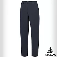 【ATUNAS 歐都納】女款蚊瘋不動彈性長褲/大尺碼A1PA2517W- M 黑