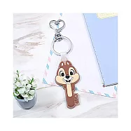 【迪士尼 Disney】迪士尼果凍矽膠鑰匙圈 鑰匙扣吊飾 奇奇