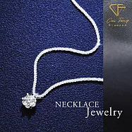 【CF鑽飾】項鍊《星願》莫桑鑽1克拉 鑽墜