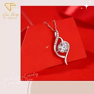 【CF鑽飾】項鍊《一見傾城》莫桑鑽1克拉 鑽墜