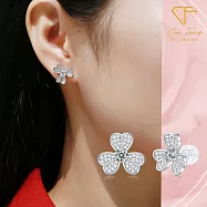 【CF鑽飾】耳環《伊甸》莫桑鑽 0.3克拉 耳釘 耳針