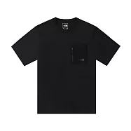 The North Face M S/S HYBRID POCKET TEE 男短袖上衣-NF0A8C7TJK3 S 黑色