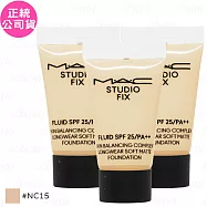 M.A.C超持妝濾鏡粉底液SPF25 PA++(#NC15)(5ml)*3(公司貨)