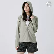 ADISI 女超涼感防曬外套 AJ2511054 淺灰綠 (S-2XL) S 淺灰綠