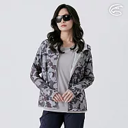 ADISI 女超涼感防曬印花外套 AJ2511055 迷彩暗夜 (S-2XL) S 迷彩暗夜