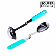 【Souper Cubes】專利430湯匙與湯勺 湖水綠