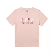The North Face W STD SUMMER CAMP S/S 女短袖上衣-NF0A8DCCLK6 L 粉紅色