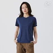 ADISI 女drirelease羊毛消臭抑菌快排上衣 AL2511003 深藍 (S-2XL) S 深藍