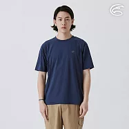 ADISI 男彈性乾爽快排上衣 AL2511062 深藍 (S-3XL) S 深藍