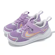 Nike 學步鞋 Cosmic Runner TD 小童 童鞋 紫 緩震 魔鬼氈 HM4401-503 15cm PURPLE/ORANGE