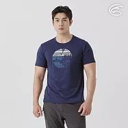 ADISI 男UPF50+防曬抑菌圓領短袖排汗衣 AL2511031 青玉 (S-3XL) S 青玉