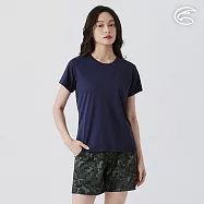 ADISI 女UPF50+防曬抑菌圓領短袖排汗衣 AL2511035 青玉 (S-2XL) S 青玉