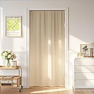 西雅圖遮光穿桿式風水長門簾110*200cm送桿子(門廉/風水簾/遮光窗簾/防空調門簾/隔簾) 錫蘭象牙