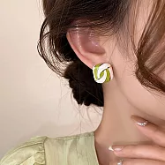 【Gulicc】耳環 法式時尚輕奢併色耳釘