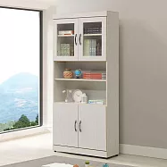 Homelike 喜家居2.7尺四門書櫃(2503)