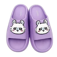 正版授權吉伊卡哇拖鞋 (W001) 童鞋 小桃 親子鞋 兔兔 親子拖鞋 小八 女童鞋 拖鞋 卡通拖鞋 卡通童鞋 大童鞋 吉伊 又小又可愛 吉伊卡哇 女鞋 烏薩奇 小八貓 21cm 紫色小桃飛鼠款