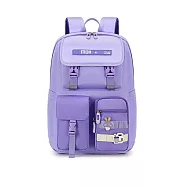 【Kidslife童趣嚴選】防水多口袋小學生書包(三款可選)- 紫