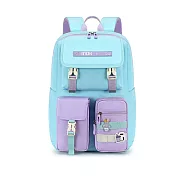 【Kidslife童趣嚴選】防水多口袋小學生書包(三款可選)- 藍紫