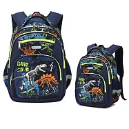 【Kidslife童趣嚴選】環保防水小學生書包(多款可選)- 侏儸紀世界(藍)