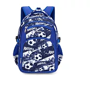 【Kidslife童趣嚴選】環保防水小學生書包(多款可選)- 足球少年(海軍藍)