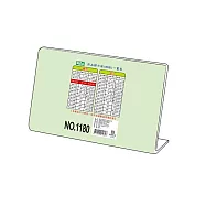 徠福 橫式壓克力商品標示架 6""X4""(15.2X10.2cm) / 個 NO.1180