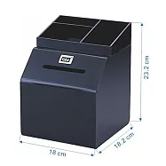 徠福 意見箱‧小費箱兩用-壓克力製(18X18.3X23.2cm) / 個 NO.1195