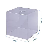 徠福 壓克力摸彩箱 中 30x30x30cmx3mm /個 (訂製品，確認訂購後恕不退換貨)NO.1191