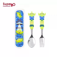 SuperBO 不鏽鋼3D匙叉組(附盒)-三眼怪